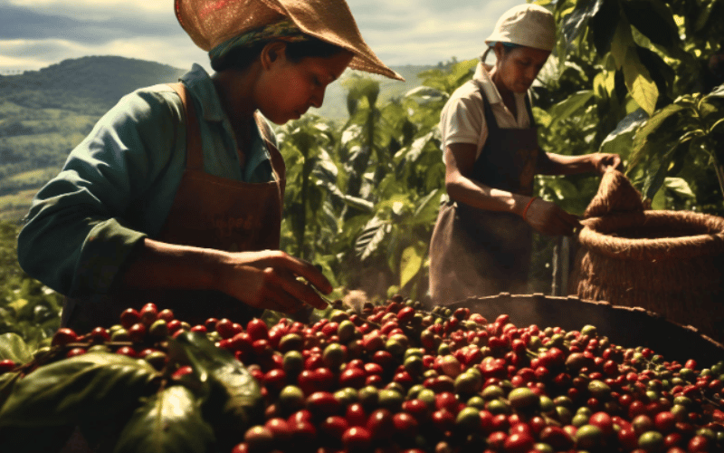 Recolección de café